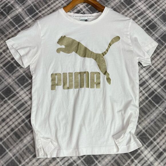 Puma white tee - Picture 1 of 4